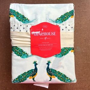 Opalhouse Peacock KING SHEETS & PILLOWCASES SET NEW in package